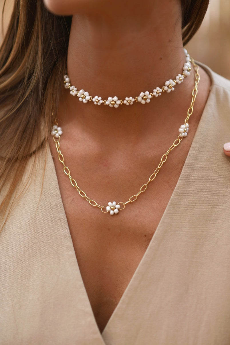 Collier Charms Plaqué Or