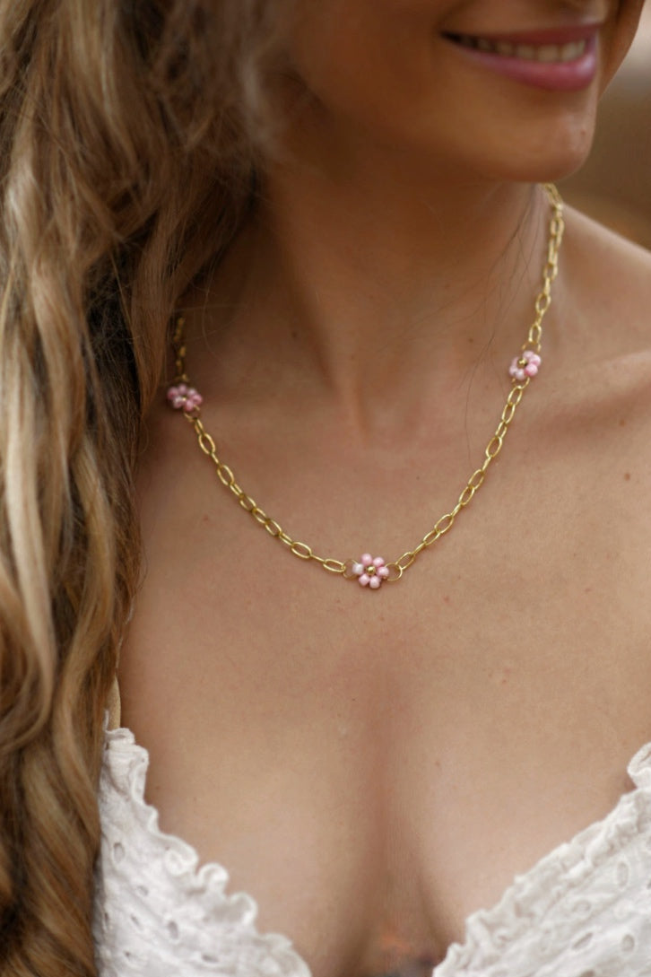 Collier Charms Plaqué Or