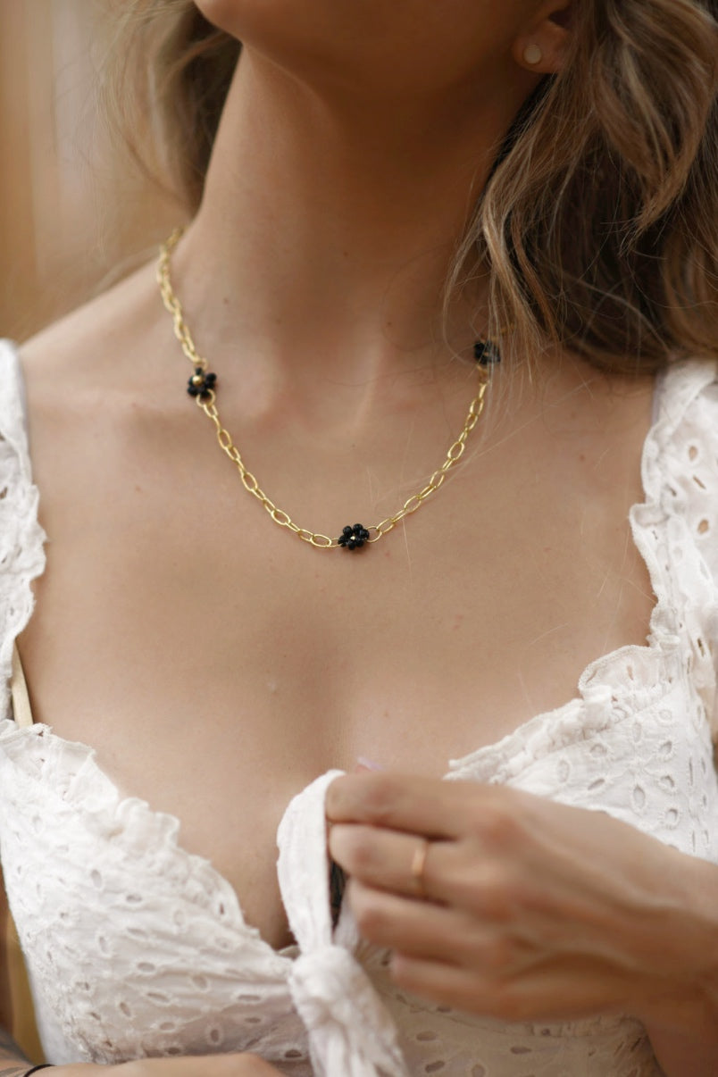 Collier Charms Plaqué Or